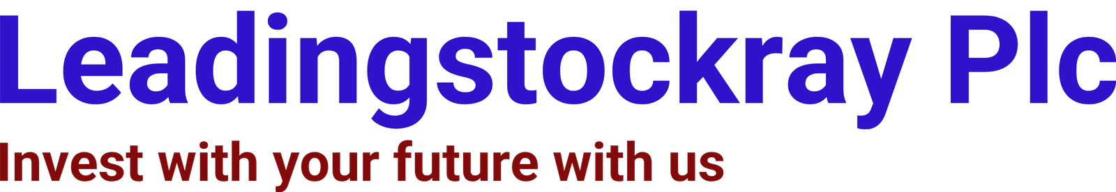 Leading stockray plc